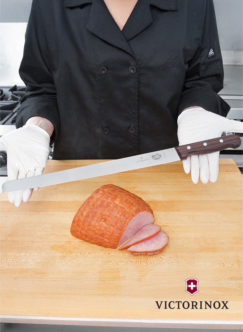 Victorinox 14 inches High Quality Shawarma Knife, Ham Slicer Knife with Straight Edge and Maple Wood Handle - 5.4200.36 - Image 2