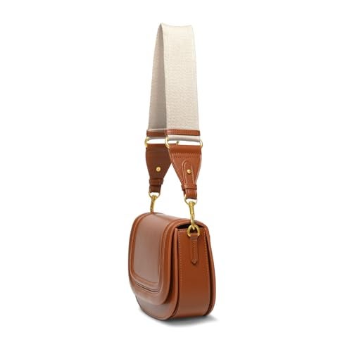 FASTFAIRY Trendy Vegan Leather Crossbody Purse: Brown Small Shoulder Bag with Adjustable Straps - Young Professional Women - Casual Date Commute - Image 3
