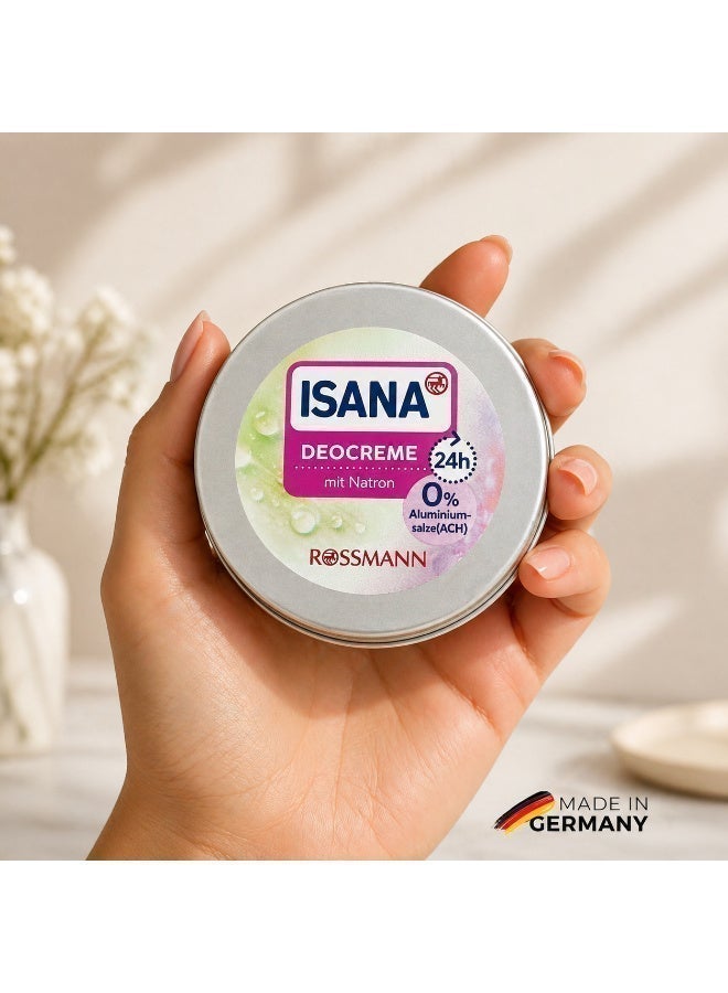 ROSSMANN Deodorant Cream 24h Protection with Baking Soda – Aluminum Free, Alcohol Free, Long-Lasting Odor Control, Gentle on Skin - Image 3