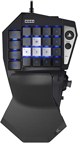 HORI Tactical Assault Commander (TAC) Mechanical Keypad for PlayStation®5, PlayStation®4, and PC - PC-Style Keypad for FPS, MMO, and more - Officially Licensed by Sony - Image 1