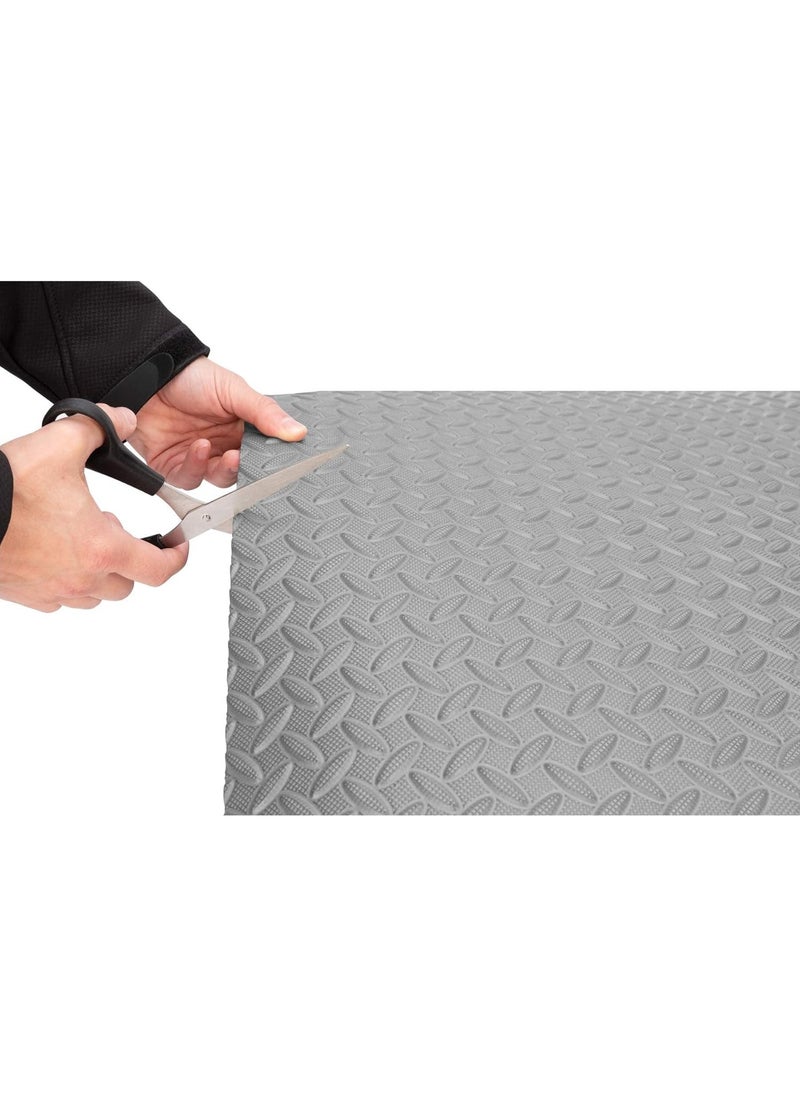 VIO - Premium Shock Absorbing Roll Up Exercise Mat Durable Lightweight Anti Slip High Density Noise and Vibration Reducing Easy Clean Non Toxic Foam Mat for Workout Fitness Home Gym Multi Purpose - Image 1