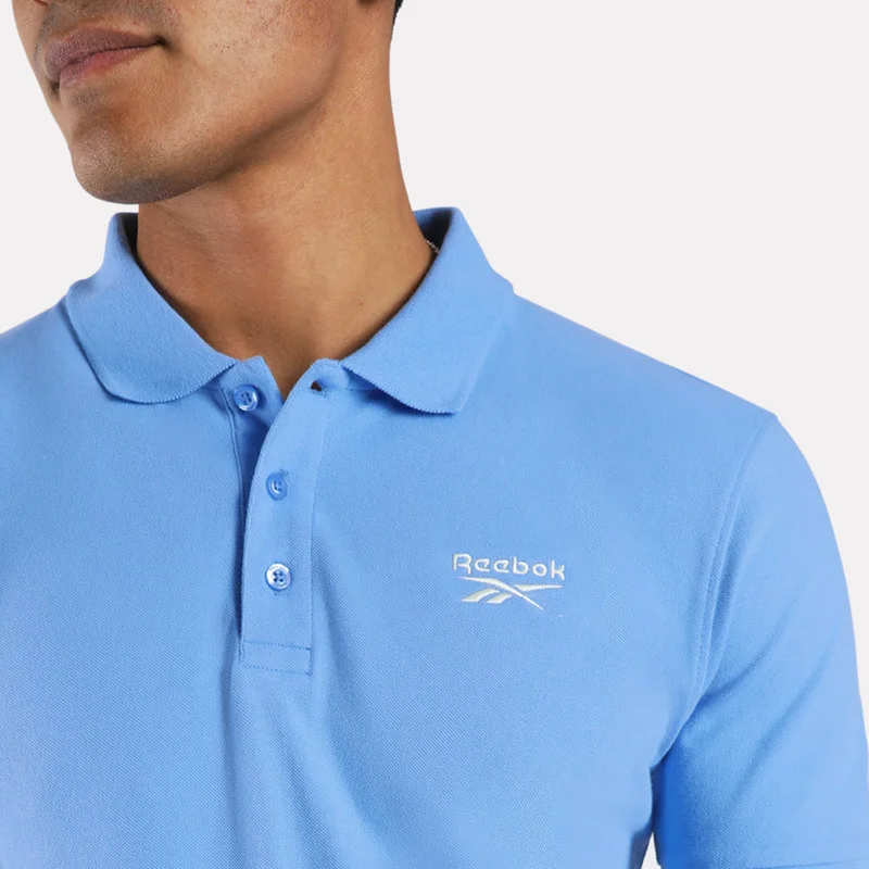 Reebok Peri Blue Reebok Blaze Embroidered Shirt Sleeve Polo Men's Shirt - Peri Blue for Men | Best Price UAE