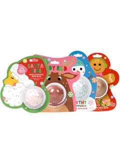 Pacha Soap Co Pacha SOAP Holiday Bath Bomb Card 4 Pack Variety Moisturizing Pacha Peaces Variety Naturally Derived  Handcrafted in The USA 
