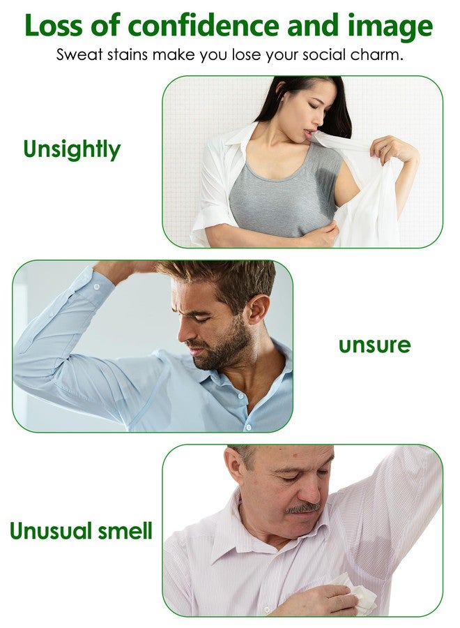 WIBOND Armpit Sweat Pads for Women and Men, Underarm Sweat Pads, 50-Pack Large Invisible Sweats Guards, Neutralize Odors, Super Absorbent, No-Leak Protection - Image 2