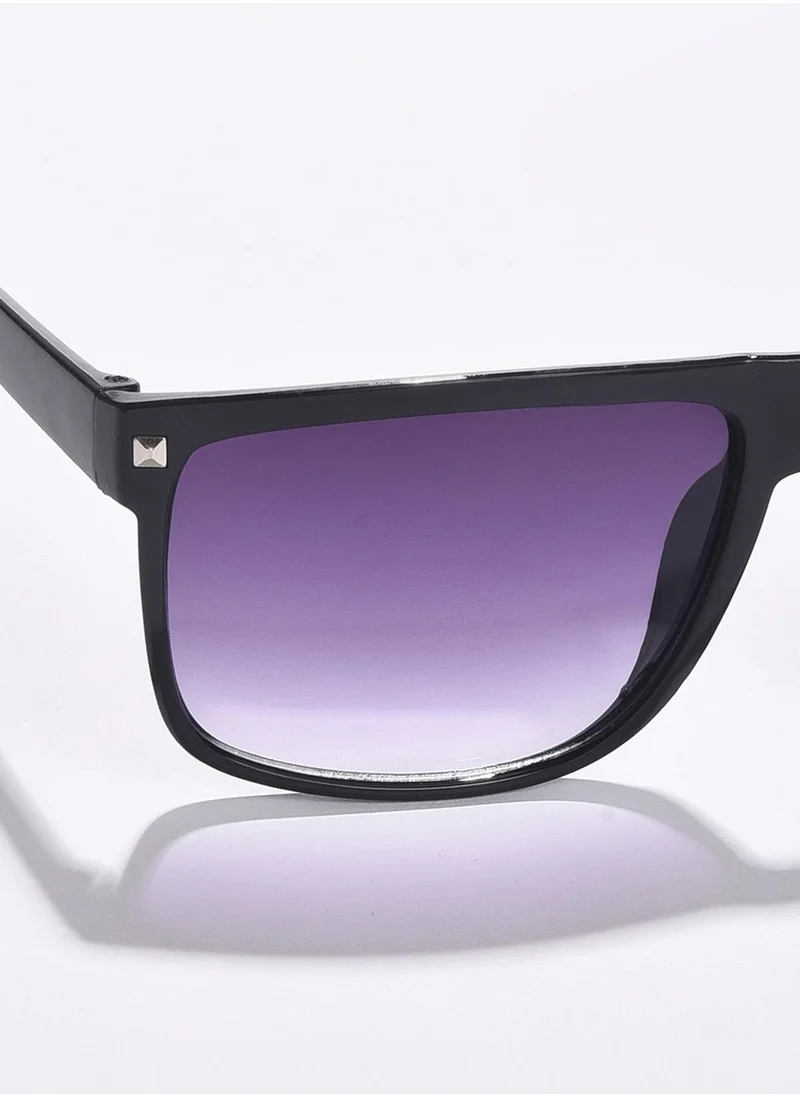 صوص هاوت Purple Lens Black Wayfarer Sunglasses