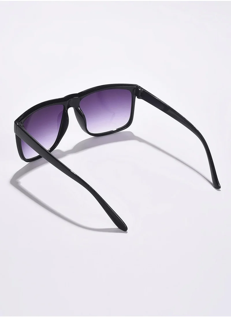 صوص هاوت Purple Lens Black Wayfarer Sunglasses