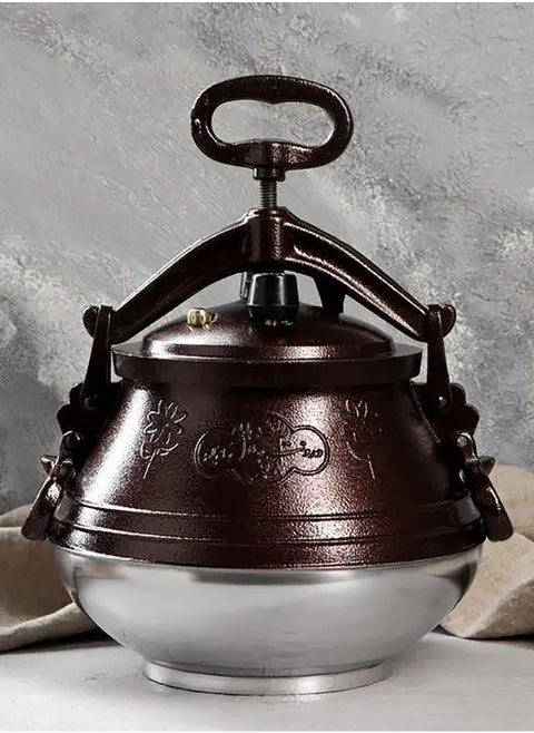 AsolBD Afghan Pressure Cooker Heavy Duty Dual Handles Cookware for Camping, Kitchenware Cooking Made Easy and Faster, Multi-functional Usage