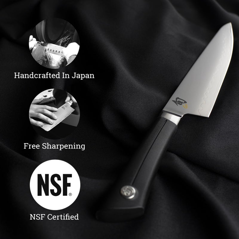 Shun Sora 8" Chef's Knife, Handcrafted Japanese Kitchen Knife, VG10 Steel Edge and 420J Stainless Steel Blade, Balanced Handle, Gyuto-Style Chef Tool for Professional and Home Chefs - Image 5