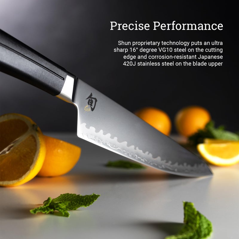 Shun Sora 8" Chef's Knife, Handcrafted Japanese Kitchen Knife, VG10 Steel Edge and 420J Stainless Steel Blade, Balanced Handle, Gyuto-Style Chef Tool for Professional and Home Chefs - Image 3