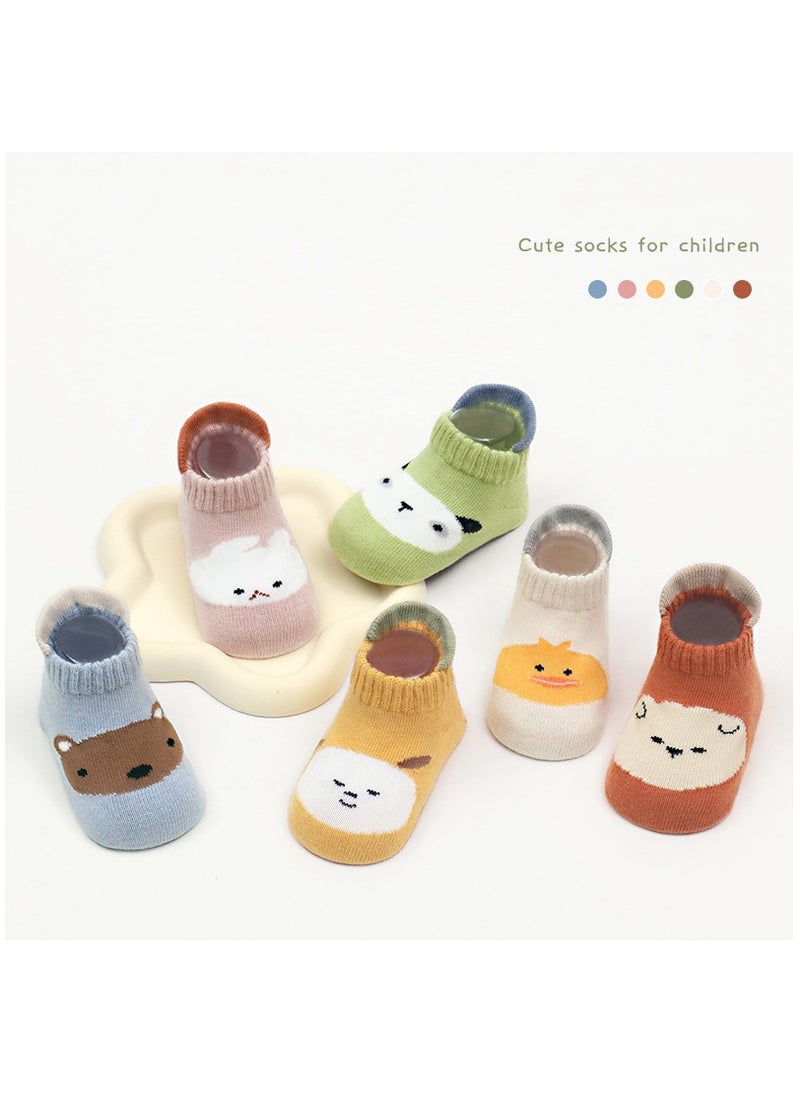 6 Pairs Baby Non Slip Socks - Cute & Funny Gender Neutral Baby Shower Gift Multicolour（Style 3） - pzsku/ZED5B5EC66B78803E23A4Z/45/_/1710481383/e504107d-1171-4b6a-a9ab-296610b72e11