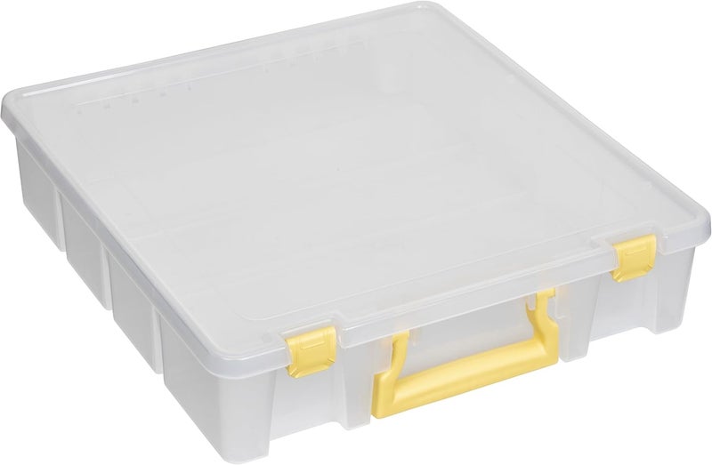 ArtBin 6955JY Super Satchel with Yellow Latches and Handle - Image 4
