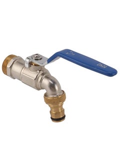 NIBEMINENT Water Spigot with Ball Valve Hose Bibb Brass Effortless Operation Heavy Water Flow Hose Outlet for Garden Irrigation G3/4  - Image 5