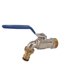 NIBEMINENT Water Spigot with Ball Valve Hose Bibb Brass Effortless Operation Heavy Water Flow Hose Outlet for Garden Irrigation G3/4  - Image 3