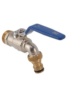 NIBEMINENT Water Spigot with Ball Valve Hose Bibb Brass Effortless Operation Heavy Water Flow Hose Outlet for Garden Irrigation G3/4  - Image 2