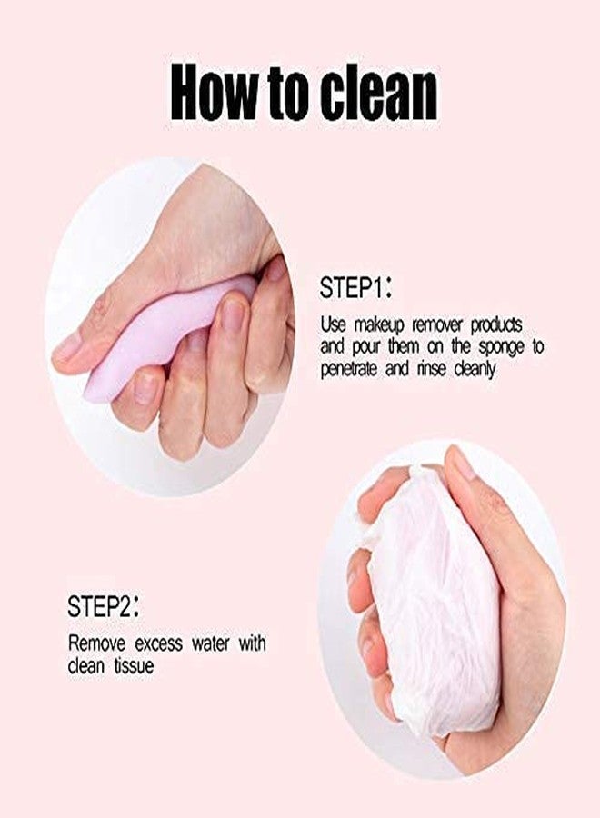 Garden Of Arts Makeup Sponge Beauty Blender Puff Multi Shapes and Multi Colour Foundations Makeup Tools Women Accessories Soft Sponge & Liquids Latex Free Dry & Wet Use Pack Of 2 - Image 3