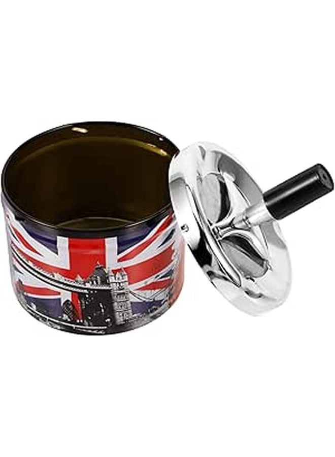 Automatic Stainless Steel Smokeless Windproof Ashtray For Car And Home - Image 1