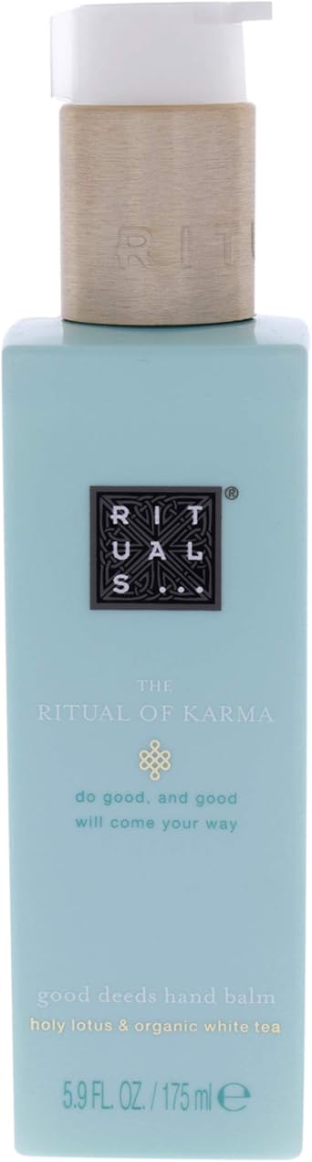 RITUALS Rituals Karma Good Deeds Hand Balm 175ml Holy Lotus Organic White Tea  - Image 1