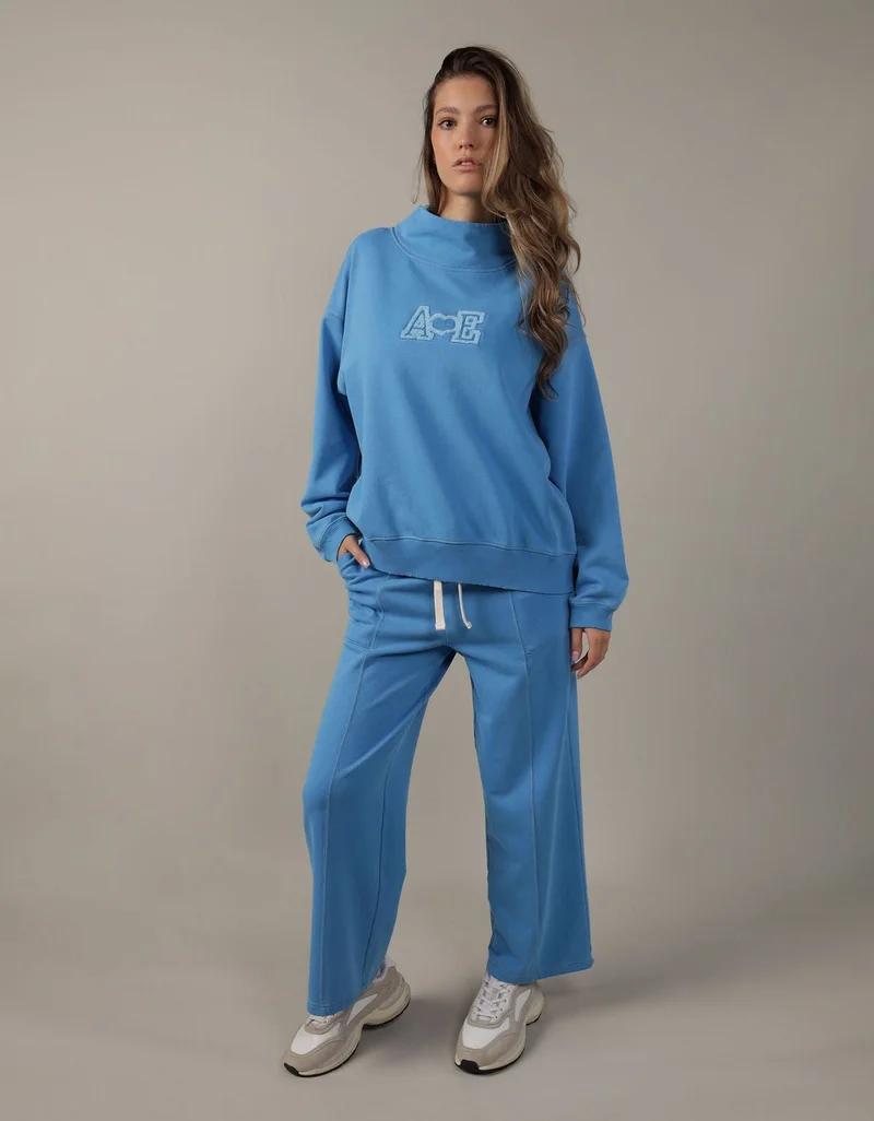 امريكان ايجل سويت شيرت بقبة مرنة مزيّنة بشعار