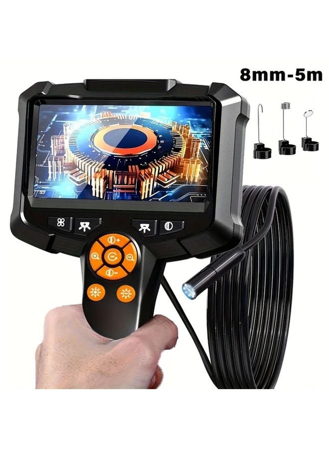 Industrial Endoscope 8mm Camera IP67 Waterproof 10M Cable Rechargeable For Automotive HVAC - Image 1