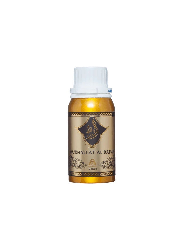 عود العنبر مخلط البدر - زيت عطري مركز فاخر خالٍ من الكحول | عطر عربي يدوم طويلاً