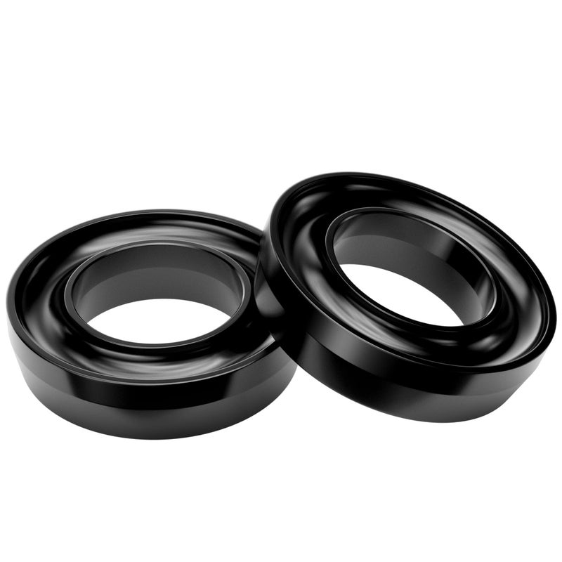 Richeer 2'' Front Leveling Lift Kit for 1994-2018 Ram 1500 2WD, 1994-2011 2500 3500 2WD, Compatible with Ram 1500 2500 3500 2WD Forged Strut Spacers Raise your Car by 2'' - Image 1