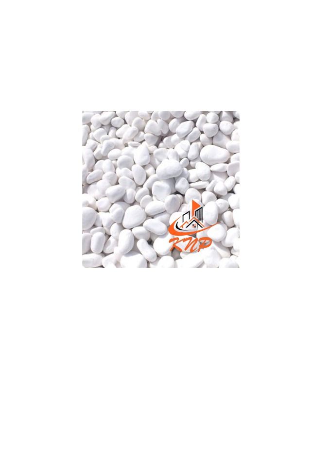 KNP Snow White Pebbles 20KG Bag 5-8 cm - Image 2