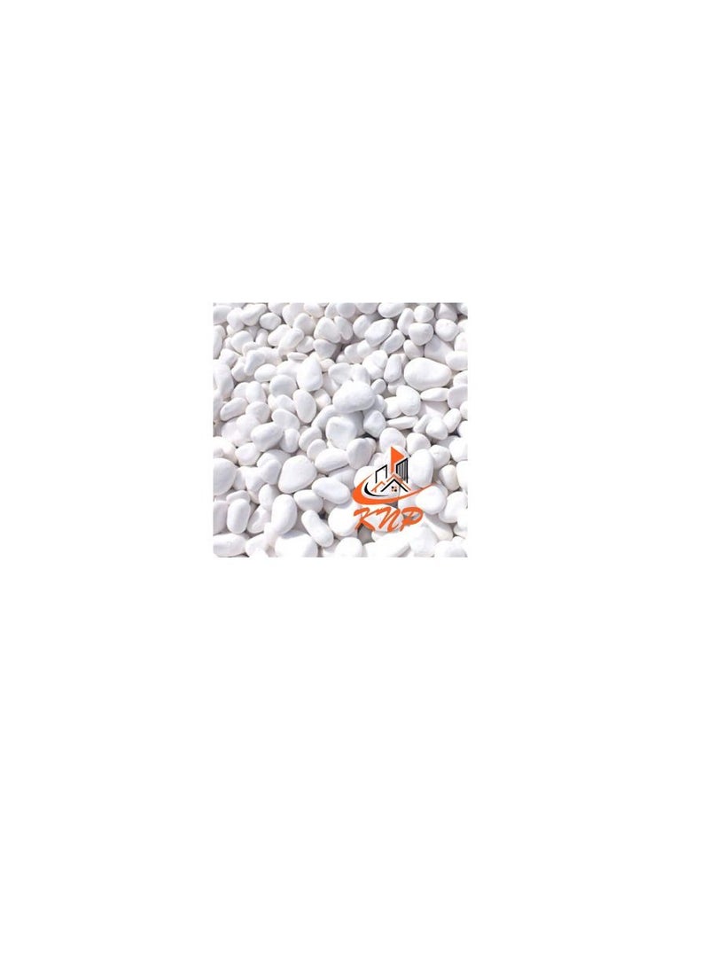 KNP Snow White Pebbles 20KG Bag 5-8 cm - Image 3