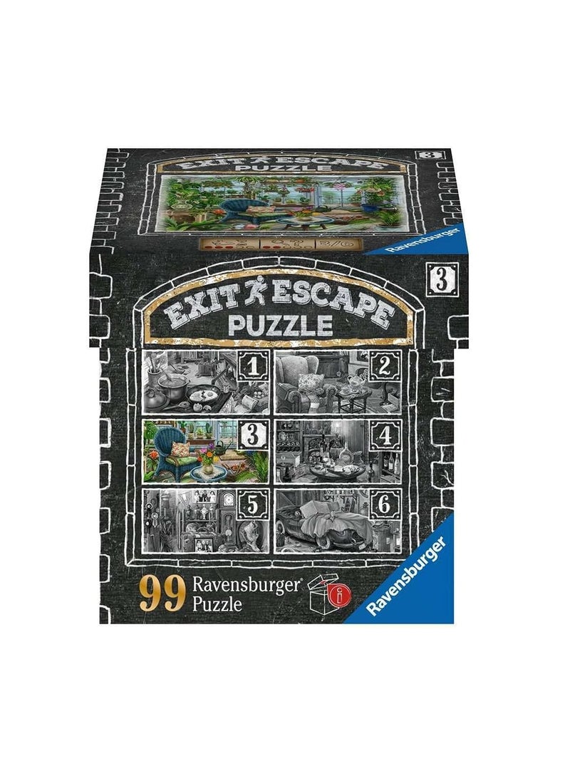 Ravensburger Ravensburger EXIT ESCAPE THE WINTER GARDEN Puzzle - 99pcs - No:16879  - Image 1