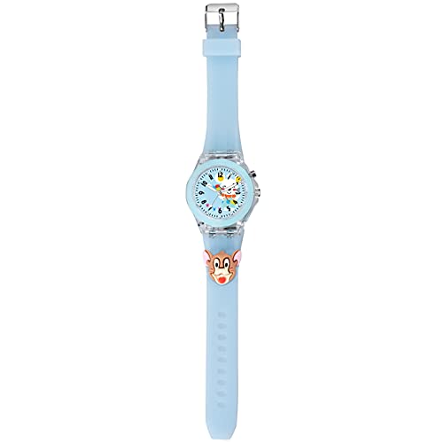 SWADESI STUFF Cute Cartoon Multi Color Lights Rubber Strap Kid Analog Watch For Girls (Mouse), Multi-Color Dial, Multi-Color Band - Image 2