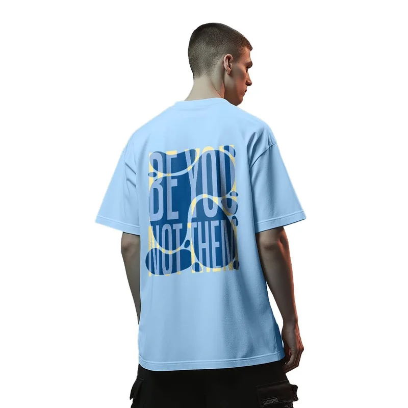 NOBERO Graphic Print Oversized T-Shirt for Men