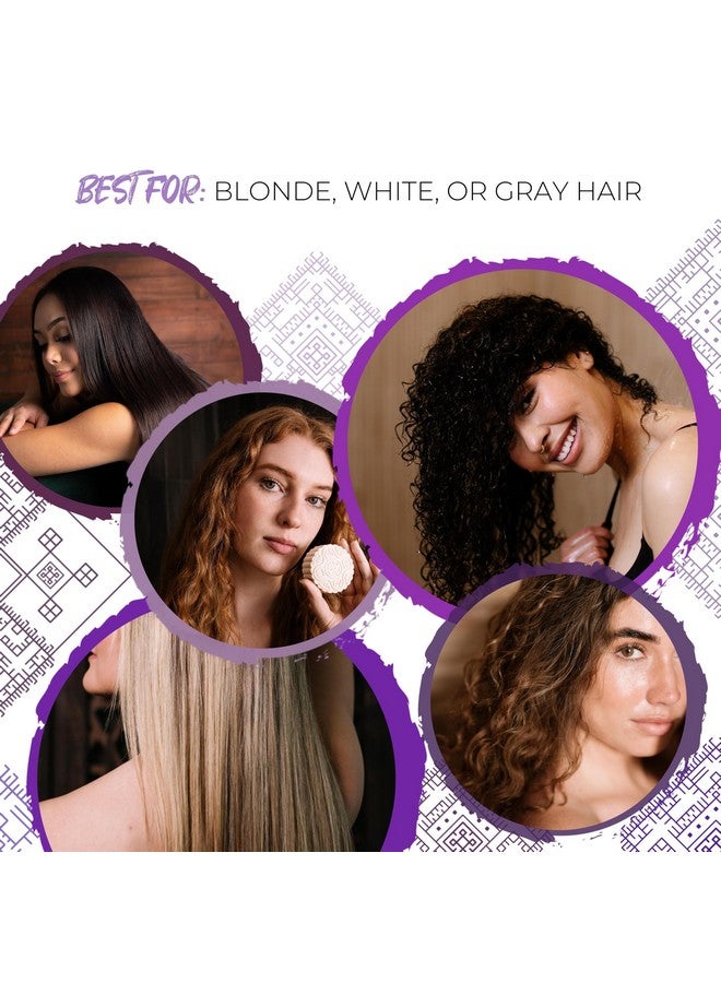 Viori Purple Conditioner Bar Handcrafted With Longsheng Rice Water & Natural Ingredients Hair Toner For Blonde Hair Neutralizes Brassy Tones In Blonde Hair - Image 2