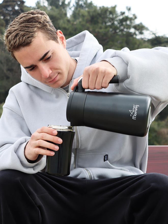 Any Morning Stainless Steel Thermal Carafe Black SI232250 - Image 2