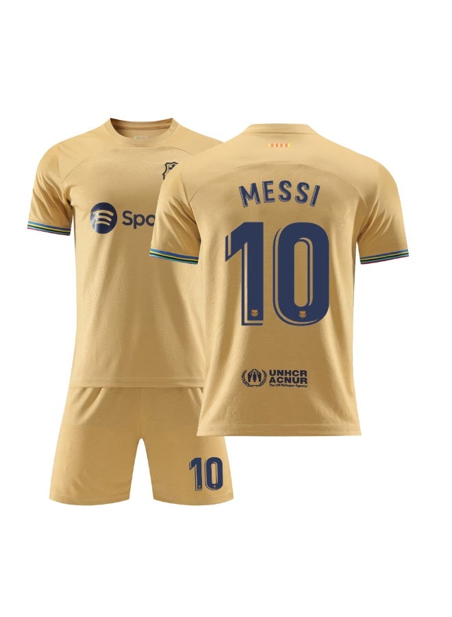 ميسي 2022-2023 موسم كرة القدم رياضية # 10 ميسي كرة القدم جيرسي مجموعة تي شيرتات قصيرة للأطفال حجم والكبار حجم الهدايا للجماهير والأصدقاء - Image 1
