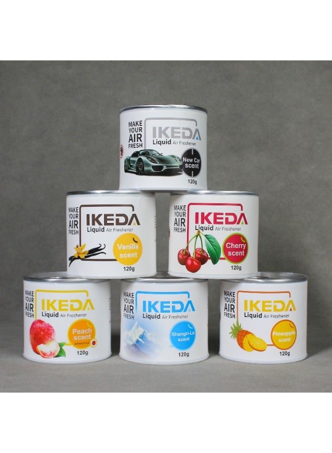 إيكيدا منقي هواء السيارة معطرات هواء السيارة غير الكهربائية معطرات الجو السائلة برائحة الخوخ معطر هواء قوي عطر السيارة الطويل ملحقات السيارة روائح السيارات - Image 2