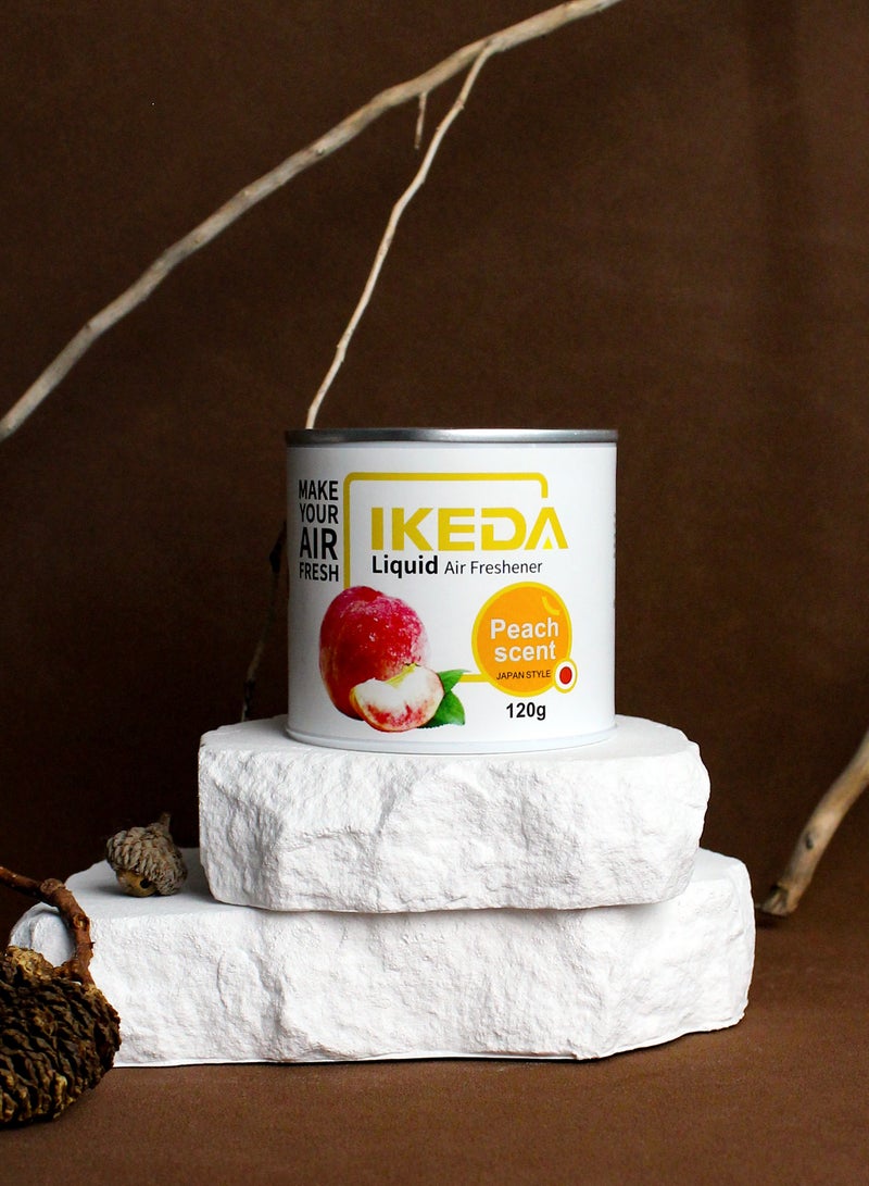 إيكيدا منقي هواء السيارة معطرات هواء السيارة غير الكهربائية معطرات الجو السائلة برائحة الخوخ معطر هواء قوي عطر السيارة الطويل ملحقات السيارة روائح السيارات - Image 1