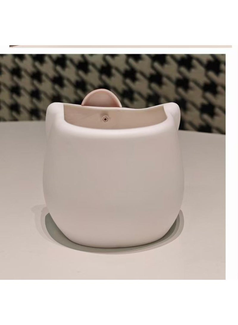 Hello Kitty Cute Pencil Pen Holder, Study Stationery Organizer Office Supplies Storage, Pencil Cup Makeup Brush Holder, Desk Supplies Organisers (KT cat) - Image 3