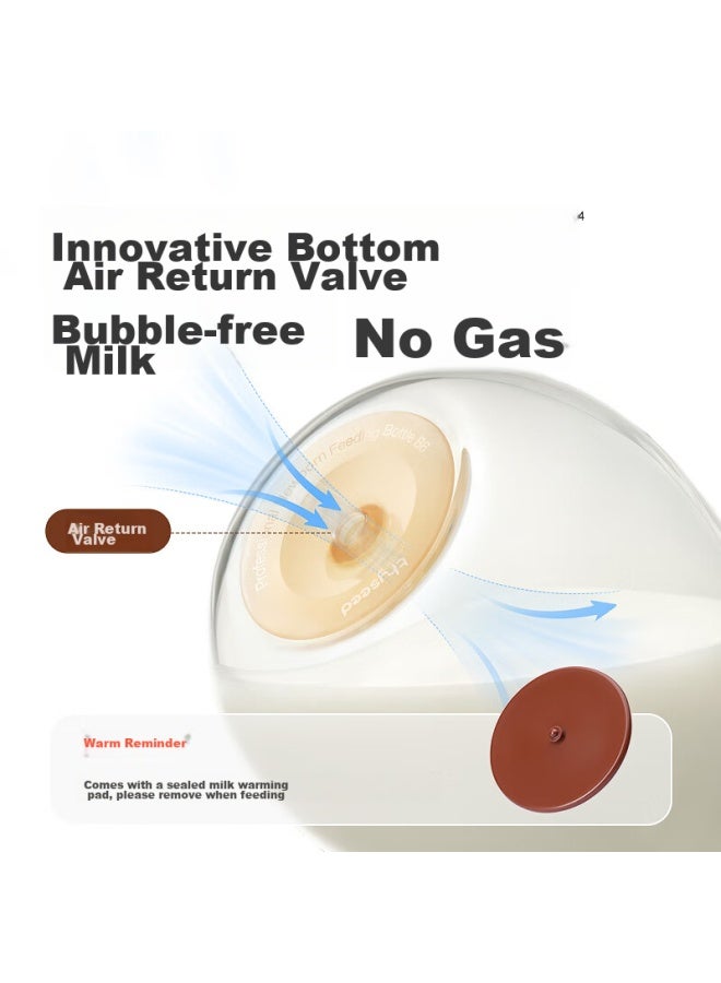 Shixi Newborn Anti-colic Bottle, For 0-6 Months And Above Babies, Breast-like Nipple Set - Image 1