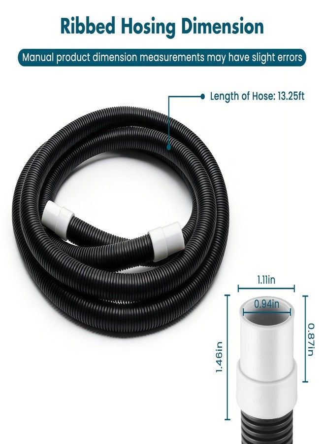 XwaYexa A20236 Ribbed Hosing Replacement for Fluval FX2/FX4/FX6 Canister Filters, 13.25 Ft Aquarium Tubing for Freshwater and Saltwater Aquariums - Image 2