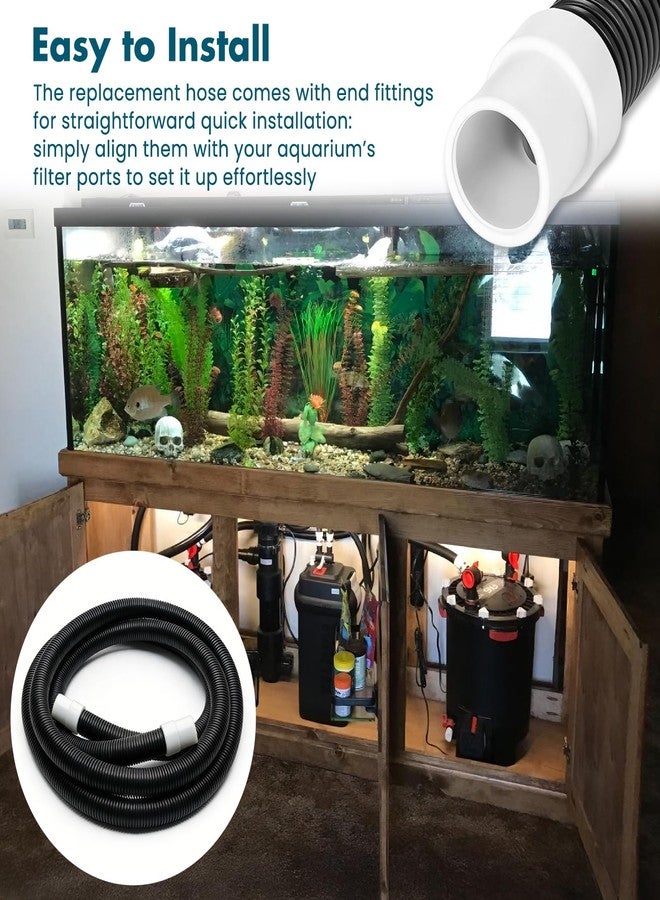 XwaYexa A20236 Ribbed Hosing Replacement for Fluval FX2/FX4/FX6 Canister Filters, 13.25 Ft Aquarium Tubing for Freshwater and Saltwater Aquariums - Image 5