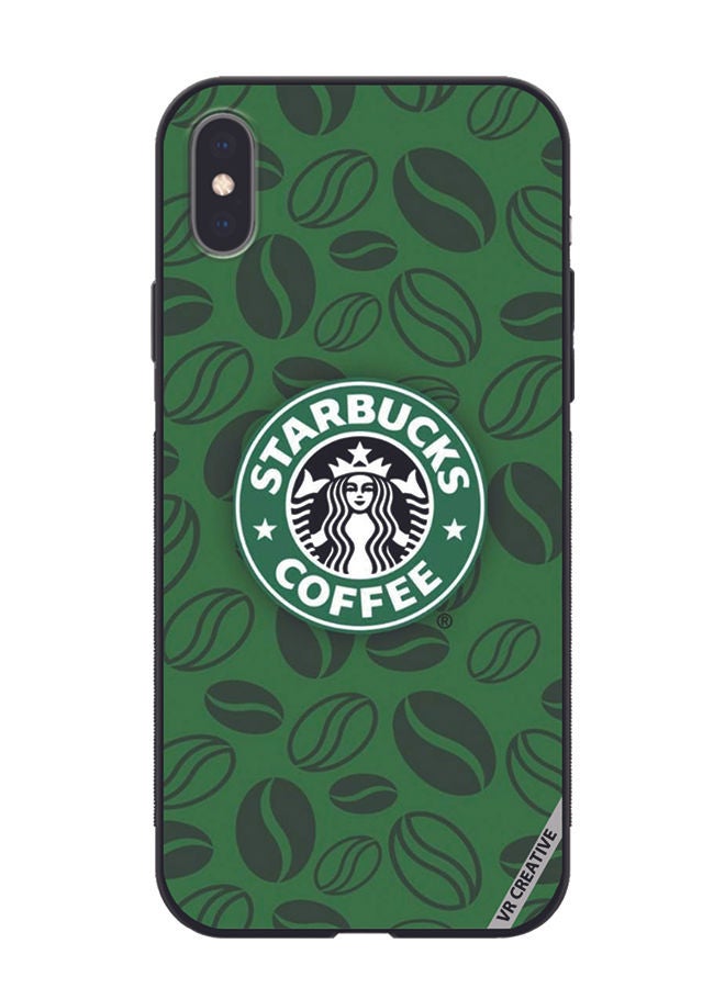 VR CREATIVE Protective Case Cover For Apple iPhone X/XS Starbucks 3 Design Multicolour - Image 1