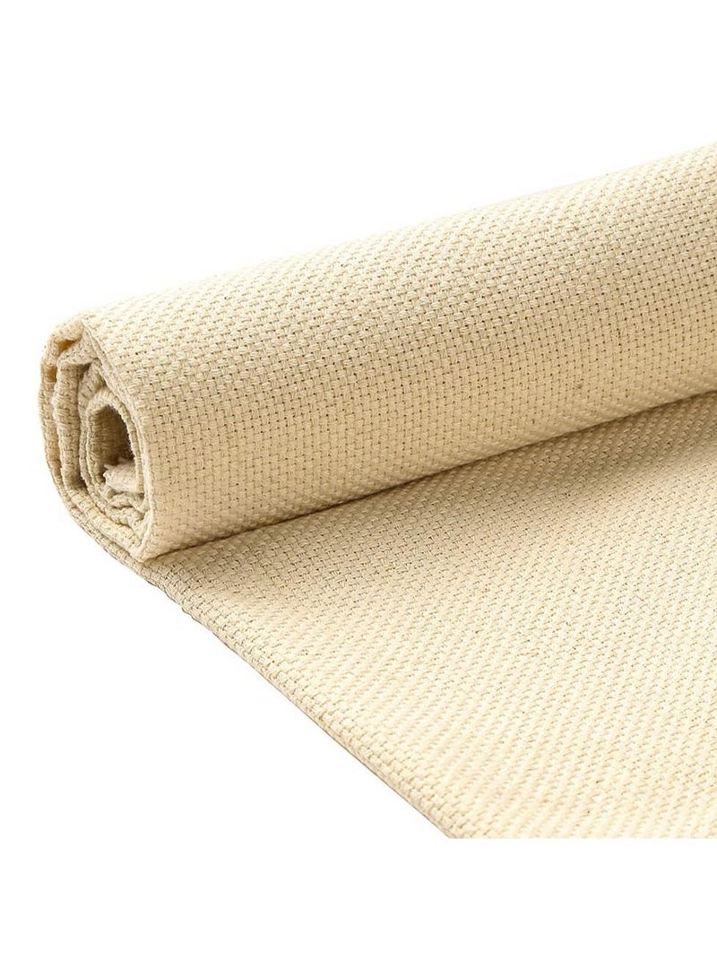 Punch Needle Fabric, Embroidery Monks Cloth for Rug-Punch  Pinch Needle, 26.4 x 19.3 Inch - Image 1