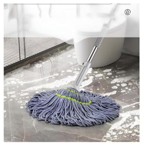 Radiant Microfiber Twist Mop for Floor Cleaning, Squeeze Twist Mop Stick, Durable Dust Easy to Use Floor Cleaner, Effective for Hardwood, Tile, and Laminate - Image 4