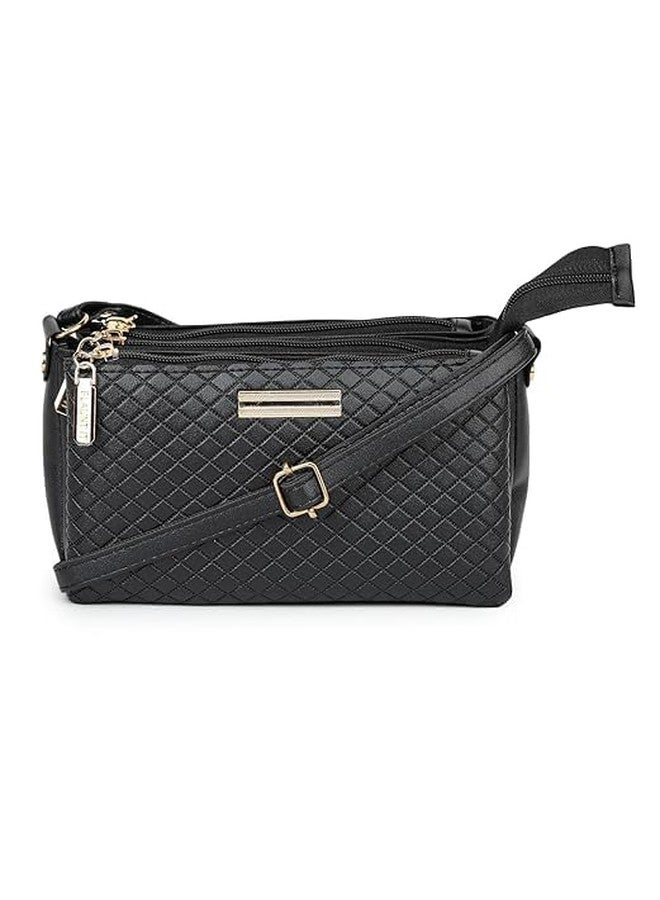 Women's Fashion Sling Bag with Multiple Pockets