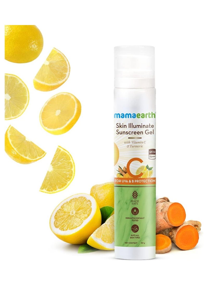 Mamaearth - Mamaearth Skin Illuminate Sunscreen Gel 50 g - Image 1