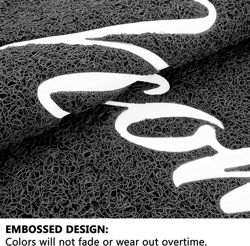 EARTHALL Door Mat 2-Pack Outside Inside Hello Doormat 30"x17.5" Durable Floor Mat Non Slip Mat Ultra Absorb Mud Easy Clean Front Doormat for Garage, Entryway, Patio, High Traffic Areas, Black - Image 5