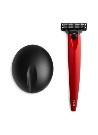 Razor in Monza Red and Stand. Fitted with Gillette Mach3 Blade Cartridge. Luxury Razors for Men - Giftable R1 Style. - pzsku/ZED5CE183DA96CC7D0F41Z/45/_/1692571574/db4f15cc-29fe-4227-873a-892c5e24db32