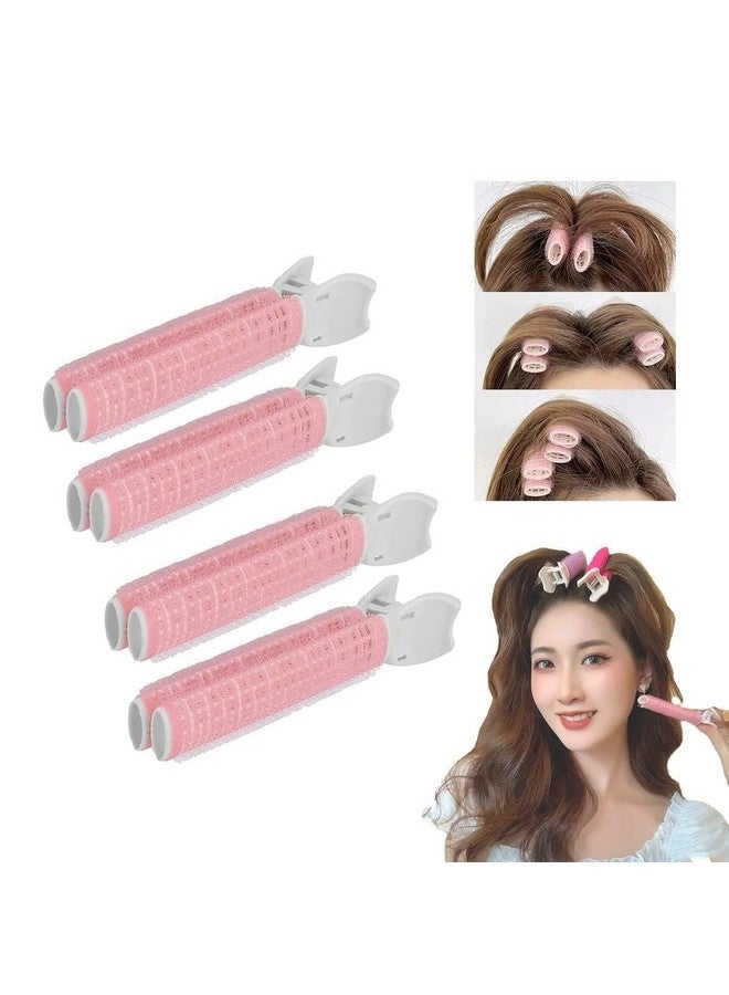 SIMAR ART Hair Rollers with Clip Volumizing Hair Root Clips Bangs Curler DIY Hair Styling Accessories Tool Portable Hair Volume Clip Self Grip Volume Hair Root (Pack of 4) - Image 2