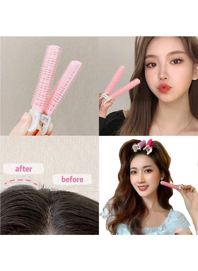 SIMAR ART Hair Rollers with Clip Volumizing Hair Root Clips Bangs Curler DIY Hair Styling Accessories Tool Portable Hair Volume Clip Self Grip Volume Hair Root (Pack of 4) - Image 3