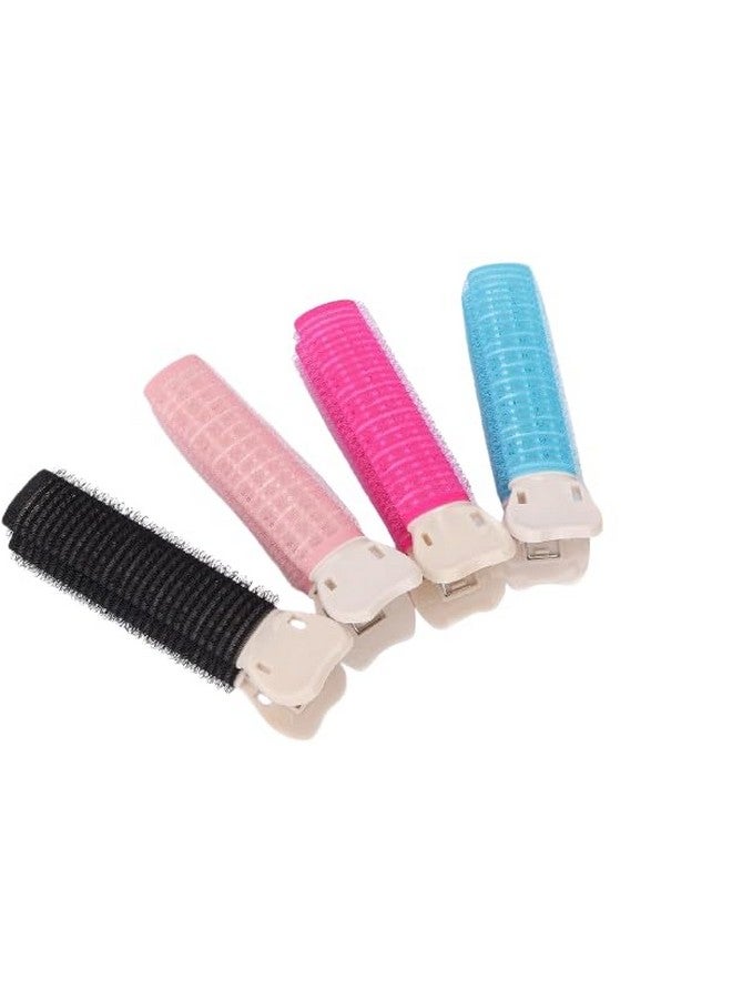 SIMAR ART Hair Rollers with Clip Volumizing Hair Root Clips Bangs Curler DIY Hair Styling Accessories Tool Portable Hair Volume Clip Self Grip Volume Hair Root (Pack of 4) - Image 1