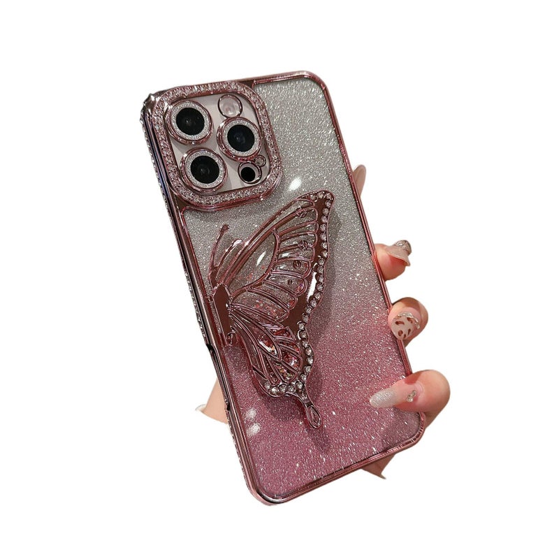 غطاء واقي، حماية من السقوط, حماية عدسة، وردي، مقاوم للصدمات لـ iPhone 14 / 14 Plus / 14 Pro / 14 Pro Max باللون الوردي - Layan Lure - Image 1